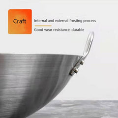Stainless Steel Heavy Gauge Wok