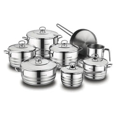 Korkmaz Astra Grande 14 Pcs Cookware Set A1091