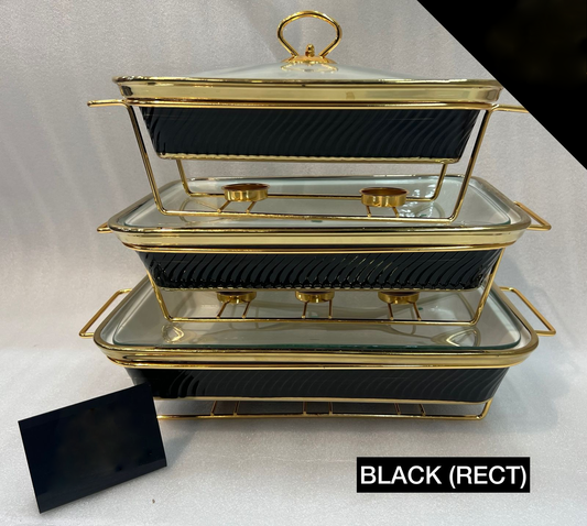 Luxury Porcelain Rectangle Chafing Dish