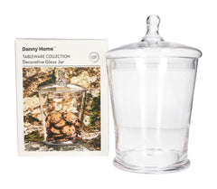 Glass Cookie Jar 18cm