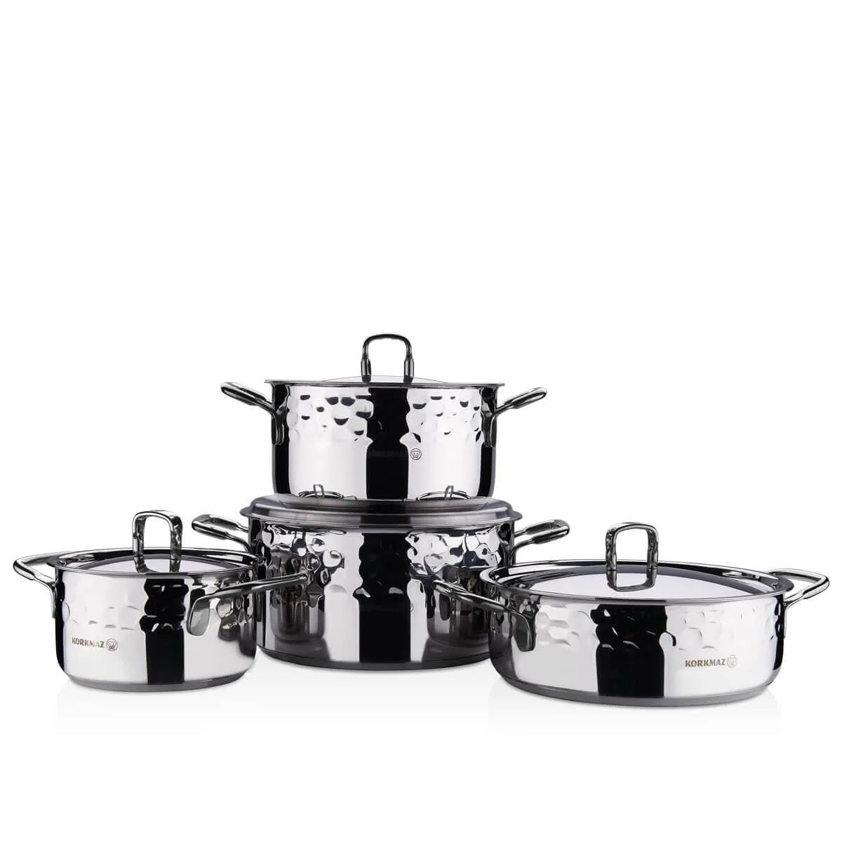 Korkmaz Erna 8Pcs A1963-1 Inox Cookware Set