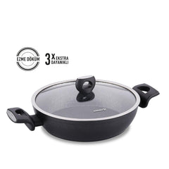 Korkmaz Nora Granite Low Casserole 28x7 cm