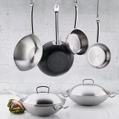 Korkmaz Proline with Auxiliary Handle 32x9 cm Wok A2796
