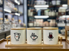 Tea Coffee Sugar Jar Set