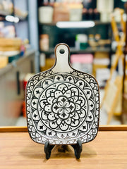 Turkish Retro Square Ceramic Platter