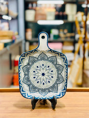 Turkish Retro Square Ceramic Platter
