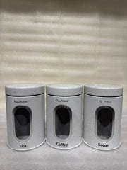 3 Pcs HausRoland Speckled Canister Set