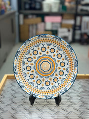 Turkish Retro Quater Plate (8inch)