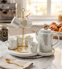 Tea Set Tray With Stand