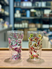 Double Wall Dried Flower Glass (300ml)