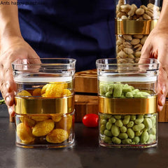 Sparkle Transparent Acrylic Storage Jar