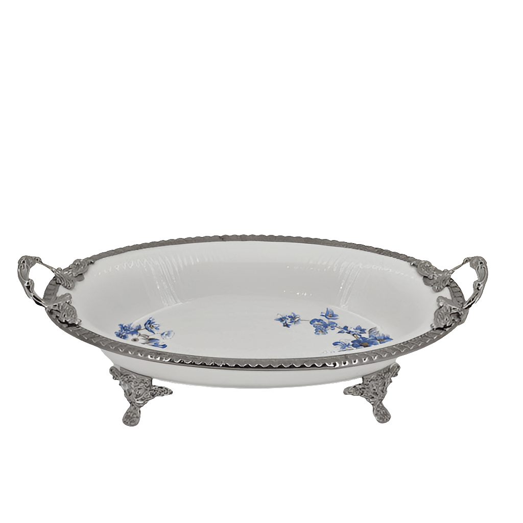 Oval Dish Silver