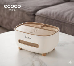 Desktop Tissue Box Beige