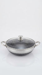 Contay Laser Coating Double Handle Wok