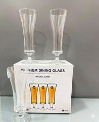6Pcs Stem Glass Set