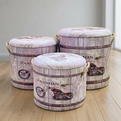 Storage Box + Stool 3Pcs