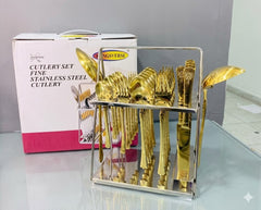 Titanium Gold Cutlery Set