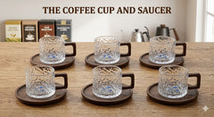 The Frosted Coffee Mug With Saucer