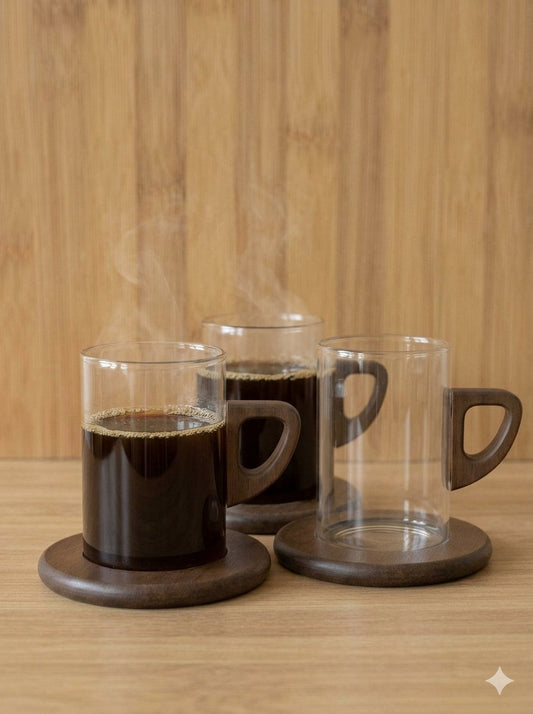 The Frosted Coffee Mug with Saucer