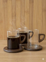 The Frosted Coffee Mug with Saucer