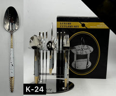 Cutlery Stand Set 24 Pcs