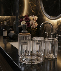 4 Pcs Acrylic Bathroom Set
