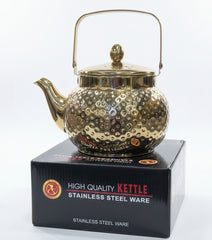 Golden Serving Kettle