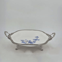 Round Silver Dish