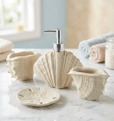 4 Pcs Fiber Bathroom Set