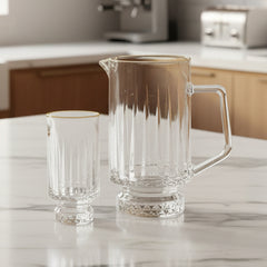 7 Pcs Glass Water Set