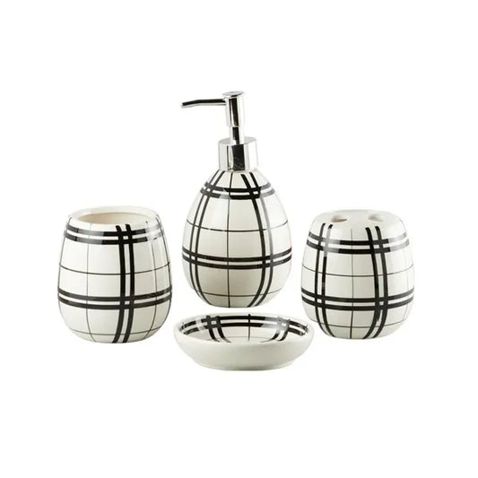 4Pieces Bath Set Black