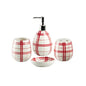 4Pieces Bath Set Red
