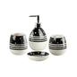 4Pcs Bath Set Black