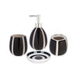 4Pcs Bath Set Black