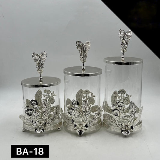 3 Pcs Candy Jar Set