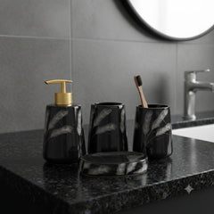 Brilliant 4Pcs Bath Set B-Wheat