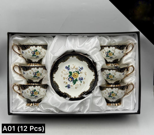 Royal Albart 12 Pcs Cup & Saucers Set