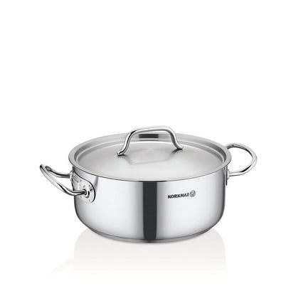 Korkmaz Proline Gastro 28x12 cm Low Casserole A2740