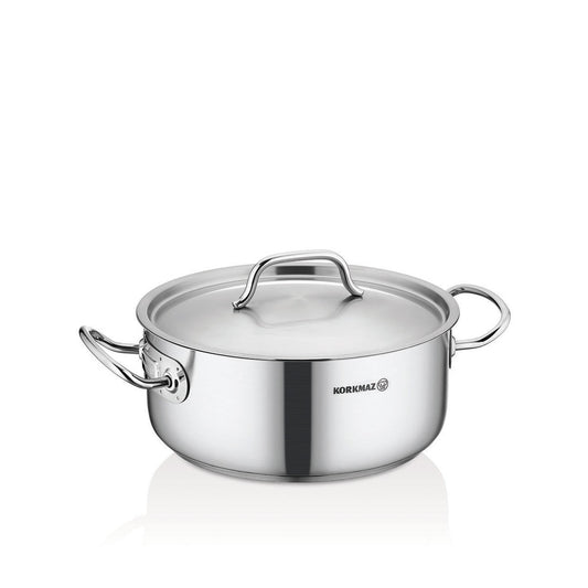 Korkmaz Proline Gastro 28x12 cm Low Casserole A2740