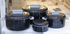 4Pcs HotPot Set Black
