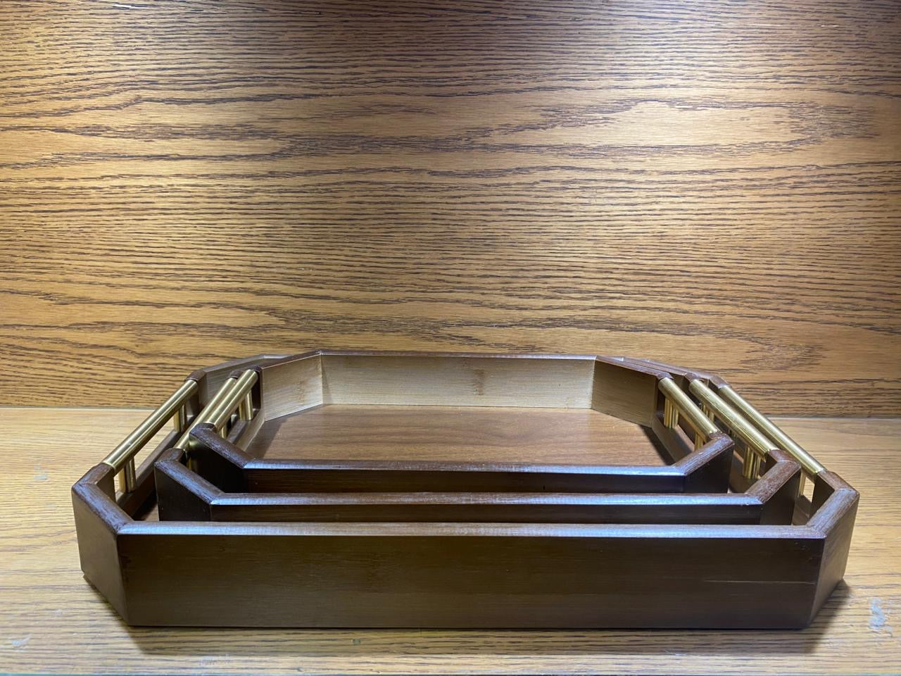 New Bamboo Trays Set