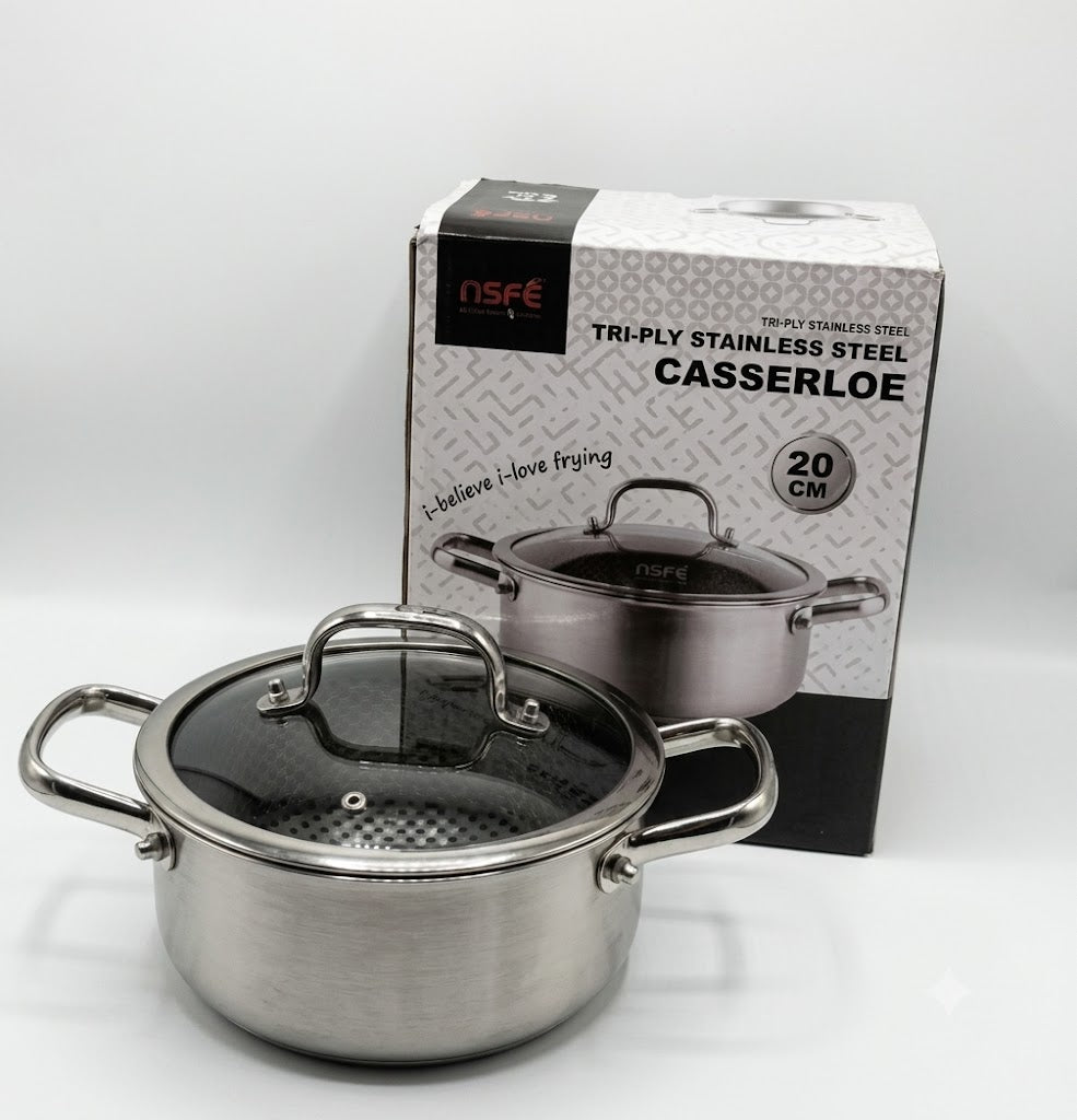 OSFE-Stainless Steel Laser Coating Casserole