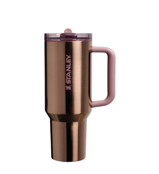 Quencher Protour Flip Straw Tumbler | 1.18L Polished Rose Gold