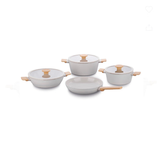 Korkmaz Seravita 7 Piece Cookware Set A2793
