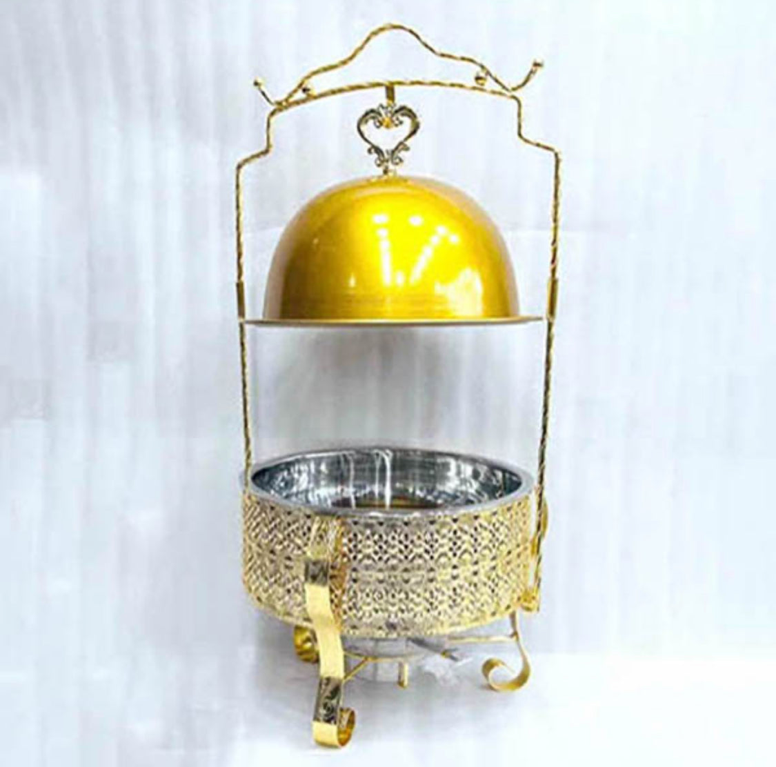 Fancy Buffet Dish With Burner Lamp