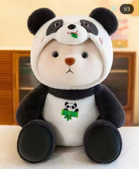 Panda Hoodie Teddy Bear