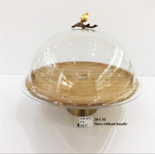 Cake Stand With Cover 30cm