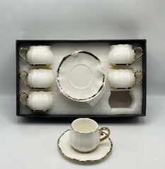 12Pcs Cup Saucers Set