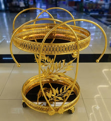 Golden Tea Trolly