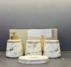 Brilliant 4Pcs Bath Set Marble